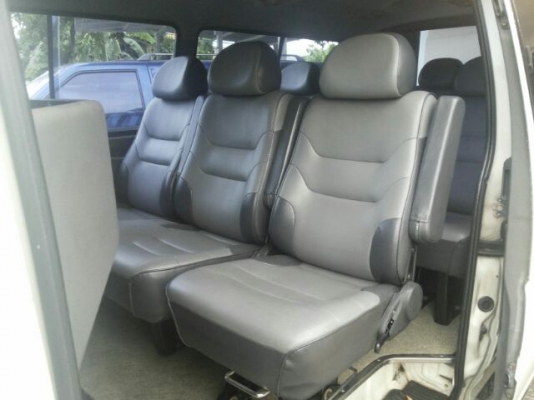 รถตู้ HIACE มือ1 สวยสภาพเดิมๆ เครื่องดีเซล 3 L แน่น 2800 cc ภายในสวยเดิม