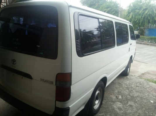 รถตู้ HIACE มือ1 สวยสภาพเดิมๆ เครื่องดีเซล 3 L แน่น 2800 cc ภายในสวยเดิม