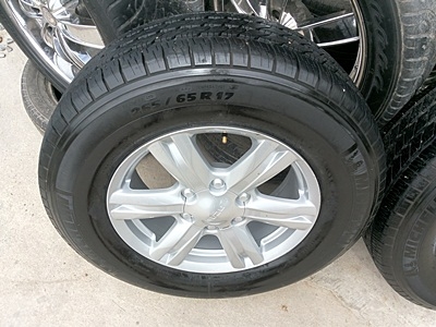 ขายล้อISUZU Mu-X New D-Max Vcross17พร้อมยาง 4 ล้อ