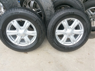 ขายล้อISUZU Mu-X New D-Max Vcross17พร้อมยาง 4 ล้อ