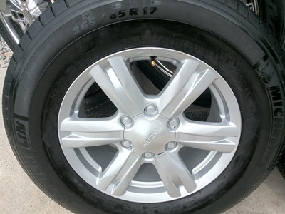 ขายล้อISUZU Mu-X New D-Max Vcross17พร้อมยาง 4 ล้อ