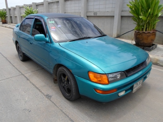 TOYOTA COROLLA โฉมสามห่วง ปี 94 เครื่อง1300 cc เครื่องหัวฉีด TOYOTA COROLLA โฉมสามห่วง ปี 94 เครื่อง1300 cc เครื่องหัวฉีด