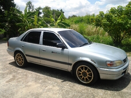 ขายรถยนต์ ปี98 โตโยต้า โคโรล่า รุ่นตองหนึ่ง เครื่อง5A 1500cc.หัวฉีด เกียร์ธรรมดา พวงมาลัยเพาเวอร์ แอร์เย็น วิทยุCD ล้อแม็ก ขอบ"16" ภายในดี เครื่องดี ช่วงล่างดีมากๆ สภาพเดิมๆบางทั้งคัน ขายถูกๆ