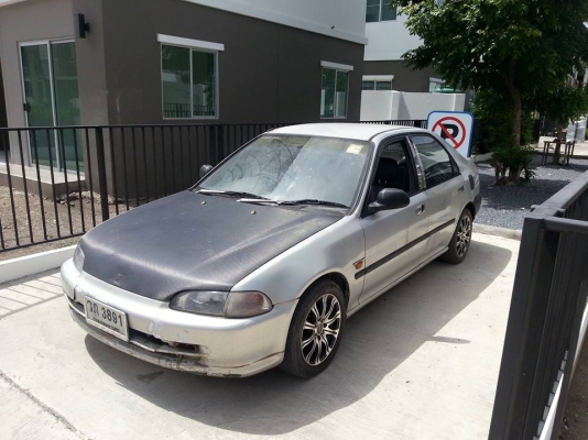 ขาย civic เตารีด รถบ้านเครื่องเดิม เกียร์ออโต้ ติดแก๊ส แม๊ก15สวยยางดี สีตามรูป ด้านๆซี๊ดๆ คานหน้า+ห้องเครื่องเดิม ขับดีมากๆๆช่วงล่างไม่มีดัง ภาษี ก.พ.58 เล่มพร้อม ขาย 39000 บาท  ดูรถ พระประแดง ประชาอุทิศ ทุ่งครุ  โทร 0993980701