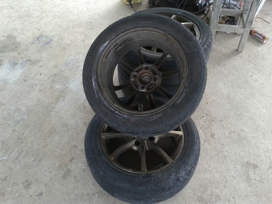 ล้อแม็ค 15 4รู100 พร้อมยาง