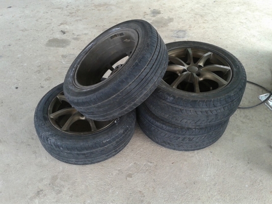 ล้อแม็ค 15 4รู100 พร้อมยาง