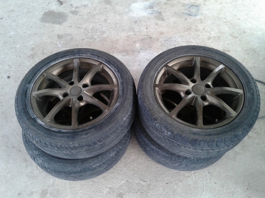 ล้อแม็ค 15 4รู100 พร้อมยาง