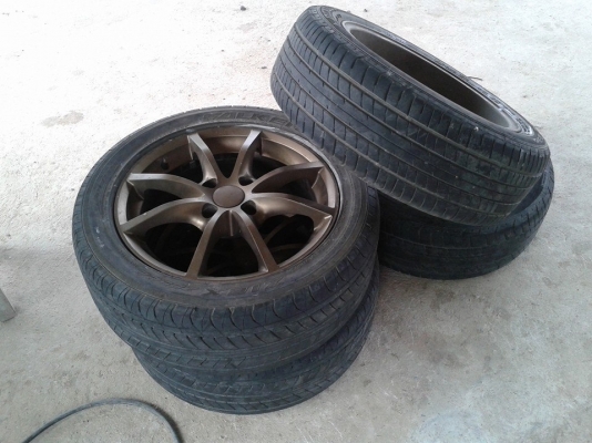 ล้อแม็ค 15 4รู100 พร้อมยาง