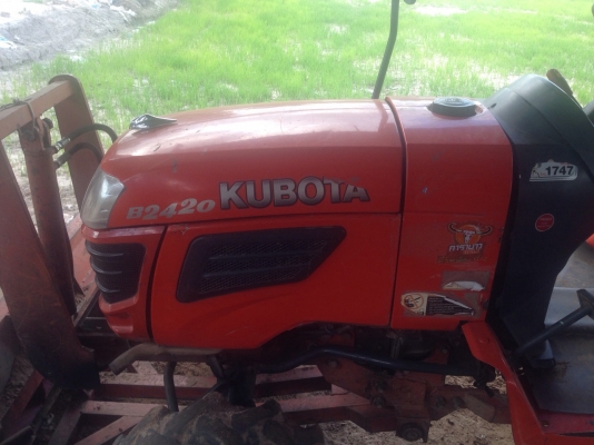 คูโบต้า B2420 พร้อมใบมีดโรตารีผานพรวนผานบุกอุปกรณ์4อย่างไปเลยครับ195000
