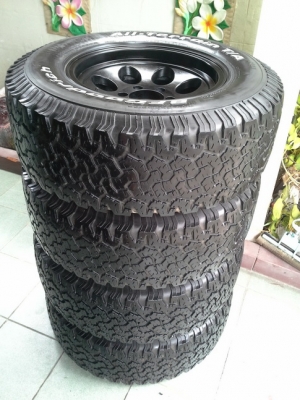 ล้อหยดนํ้า + BF All 265/70/16 ปลายปี09 สวยๆ 1ชุด