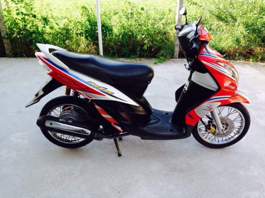 ขาย Yamaha mio 115 ชุดสีเดิมไม่มีแตก ไม่มีหอน แรงๆเลย ครับ ภาษีไม่ขาดต่อ มีเล่ม เอกสารพร้อมชุดโอนครบ อยุ่ที่ดอนเมือง กรุงเทพ ราคา 15500 เบอ 0891123302 สวยๆงามๆมาดูรถนัดก่อนนะครับต่อรองกันได้ครับคุยง่ายๆ