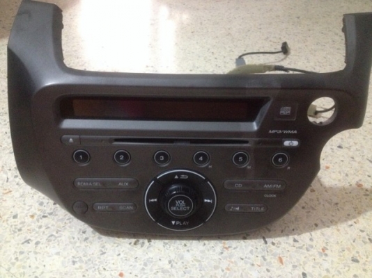 วิทยุติดรถ JAZZ GE เล่น MP3 USBสภาพสวยใช้งานได้ปกติ