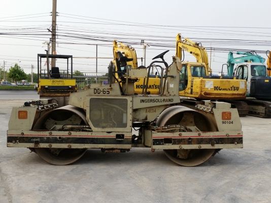 ใหม่พึ่งถึงไทย !! รถบด 6.5 ตัน Ingersoll Rand DD-65 นำเข้าจาก USA แท้ 100\% ไม่เคยใช้งานในไทย สภาพสวย