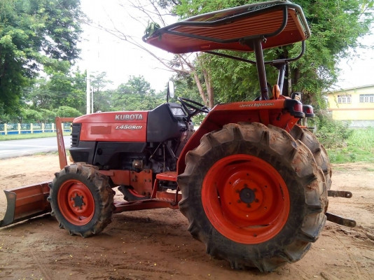 ขาย255000รถไถคูโบต้า4508 di ใบมีดดันหน้าผาล6*24ตราช้าง