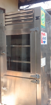 ขายตู้แช่2ชั้น  สแตนเลส    6500บาท
