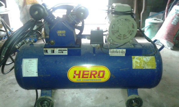 ขายปั้มลม  hero vh -51    1/2 แรง 2สูบ  75  ลิตร