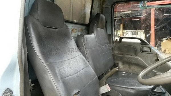 รถบรรทุก 6 ล้อ ISUZU NKR  ขนาด 85 แรงม้า แบบกระบะบรรทุกมีข้างเสริม