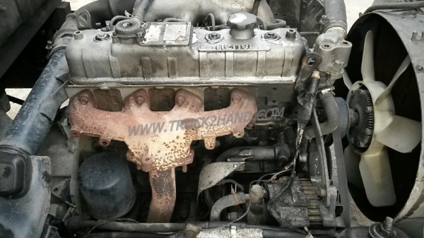 รถบรรทุก 6 ล้อ ISUZU NKR  ขนาด 85 แรงม้า แบบกระบะบรรทุกมีข้างเสริม