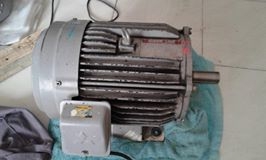 มอเตอร์มิซู 5 แรง ไฟ 220/380 คอยเดิมหมุนนิ่มคับ