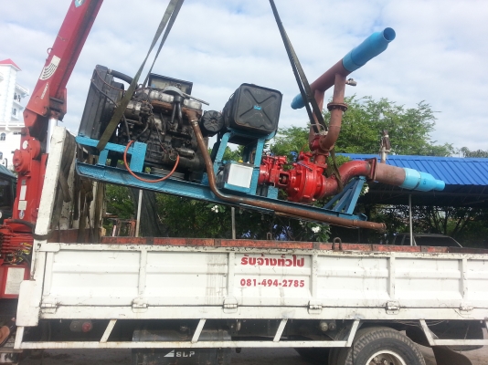 ปั้มดับเพลิงme-5ชนกับเครื่อง100แรงส่งไป จ.  อุบลราชธานี เรียบร้อย สั่งขนาดอื่นๆได้นะคับ