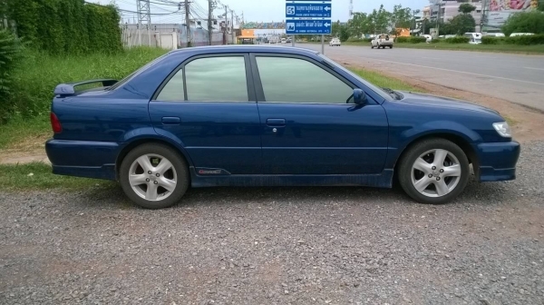 ขายรถเก๋ง TOYOTA SOLUNA 1.5 GLi ปี 2001/2544 เกียร์ออโต้ กระจกไฟฟ้า แอร์เย็น ทะเบียนพร้อมโอน