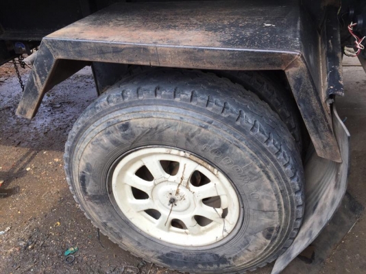 ขายดาวน์ ลูกพ่วงดั้ม SMM สามมิตร ปี 2556 สวยเดิมๆยางสวย ฝาท้ายมีครบแค่ถอดไว้