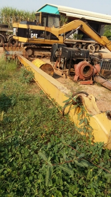 ขายรถแบคโฮพร้อมโป๊ะ CAT E120B ให้ชุดบูมอาร์ม 2 ชุด ราคา 1500000