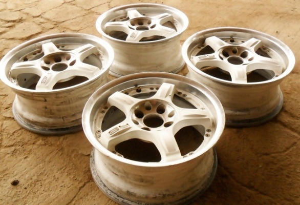 แม็กซิ่งขอบ15 เลนโซ่(LENSO)แท้ -4รู100และ4รู114 (4วง4,900บ.)ก้านยกสีขาว ขอบเลส