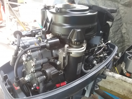 เครื่องเรือ yamaha9.9hp สองและสี่จังหวะเก่าญีปุ่นสวยๆ