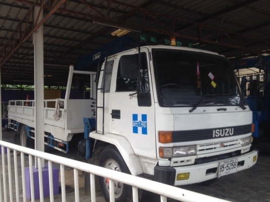 6ล้อROCKY ยาว 7.20ม. เครน 3ตัน  สี่ปอก สามชัก ครัทสีสวย หัวสวย เครื่องดี แอร์เย็น รถสวยพร้อมใช้งาน ขาย 750,000 บาท (ศุภากร 081-4252943)