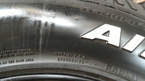 ขายยาง BF 265 x 70 R 16 พร้อมล้อ TE 37X ขายยาง BF 265 x 70 R 16 พร้อมล้อ TE 37X