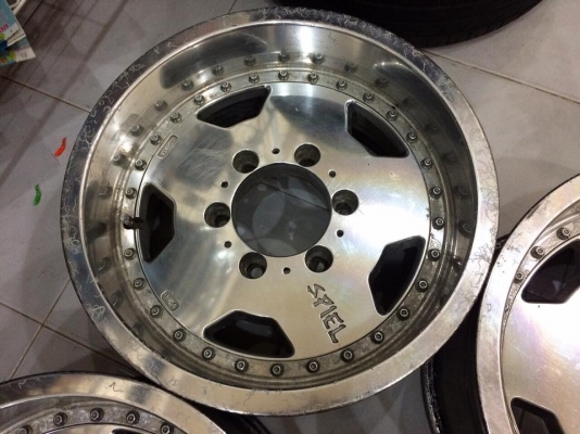 ขายล้อ SPIEL 2 ชิ้นแท้ 15x8" ET-1 6 รูกระบะ ประมูลจากญี่ปุ่น