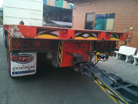 Hino 12 ล้อ พื้นเรียบ + พ่วง 1.5 ล้าน