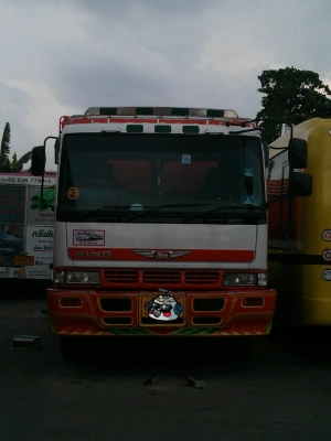 Hino 12 ล้อ พื้นเรียบ + พ่วง 1.5 ล้าน