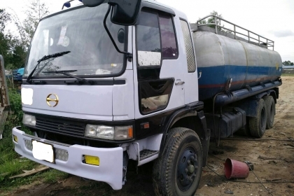 ราคา( 860,000บ ) ฮีโน้ FM 227 LD 320แรง 2เพา สโลส (มีระบบลากจุง) บรรทุกน้ำ 16,000ลิต สภาพดีพร้อมใช้งาน ทะเบียนพร้อมโอน