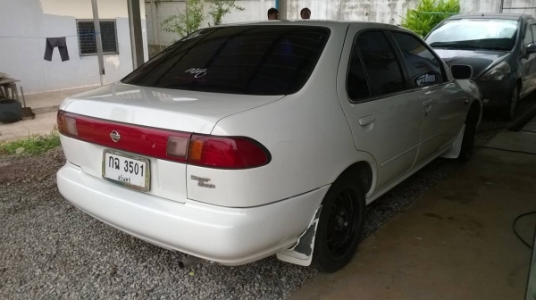 ขายรถเก๋ง NISSAN ปี 1996/2539 ติดแก๊ส LPG กระจกไฟฟ้า แอร์เย็น ทะเบียนพร้อมโอนครับ ขายรถเก๋ง NISSAN ปี 1996/2539 ติดแก๊ส LPG กระจกไฟฟ้า แอร์เย็น ทะเบียนพร้อมโอนครับ