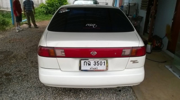 ขายรถเก๋ง NISSAN ปี 1996/2539 ติดแก๊ส LPG กระจกไฟฟ้า แอร์เย็น ทะเบียนพร้อมโอนครับ ขายรถเก๋ง NISSAN ปี 1996/2539 ติดแก๊ส LPG กระจกไฟฟ้า แอร์เย็น ทะเบียนพร้อมโอนครับ