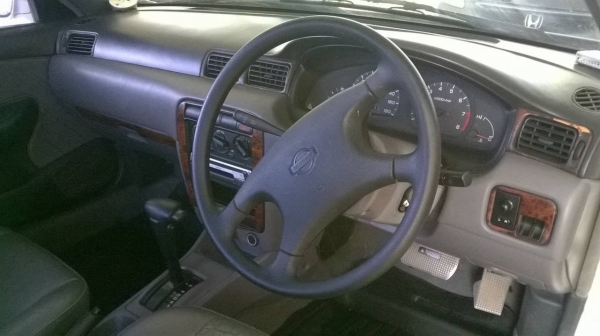 ขายรถเก๋ง NISSAN ปี 1996/2539 ติดแก๊ส LPG กระจกไฟฟ้า แอร์เย็น ทะเบียนพร้อมโอนครับ ขายรถเก๋ง NISSAN ปี 1996/2539 ติดแก๊ส LPG กระจกไฟฟ้า แอร์เย็น ทะเบียนพร้อมโอนครับ