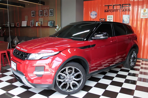 RANGE ROVER EVOQUE สีแดง 5 ประตู 2012 RANGE ROVER EVOQUE สีแดง 5 ประตู 2012