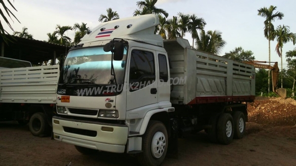 รถบรรทุก 10 ล้อดัมพ์ ISUZU FXZ 320 แรงม้า  ปีจดทะเบียน 2551