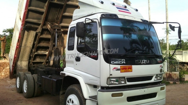 รถบรรทุก 10 ล้อดัมพ์ ISUZU FXZ 320 แรงม้า  ปีจดทะเบียน 2551