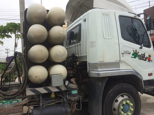 ขายสิบล้อหัวลากแท้MITSUBISHI 527เครื่องฮุนไดก๊าซNgv320แรง