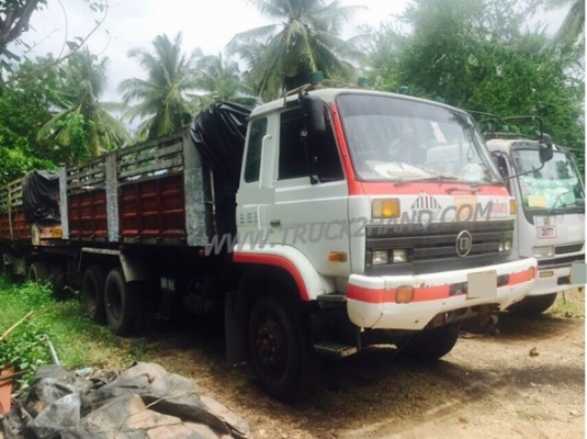 รถบรรทุกดั๊ม พ่วง แม่+ ลูก 18 ล้อ ยี่ห้อ UD