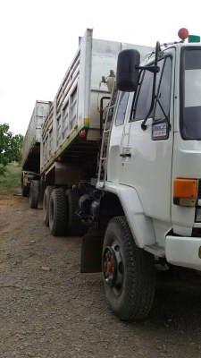 ขายรถพ่วงดั้มISUZU 240นางฟ้าหัวขาวติดก๊าซNgv8ถัง