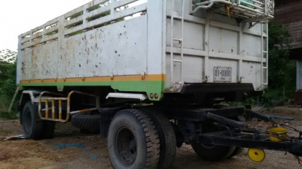 ขายรถพ่วงดั้มISUZU 240นางฟ้าหัวขาวติดก๊าซNgv8ถัง