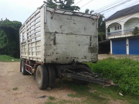 ขายหางพ่วงคอกไม่ดัมพ์ SSC 2 เพลา ราคา 195000