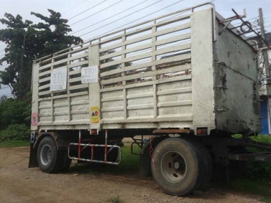 ขายหางพ่วงคอกไม่ดัมพ์ SSC 2 เพลา ราคา 195000