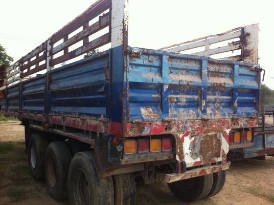 ขายหาง 3 เพลา พร้อมใช้งาน กว้าง 2.40 เมตร ยาว 10.50 เมตร สูง 1.55 เมตร (ทำสัญญาซื้อขายให้)ราคาไม่แพง