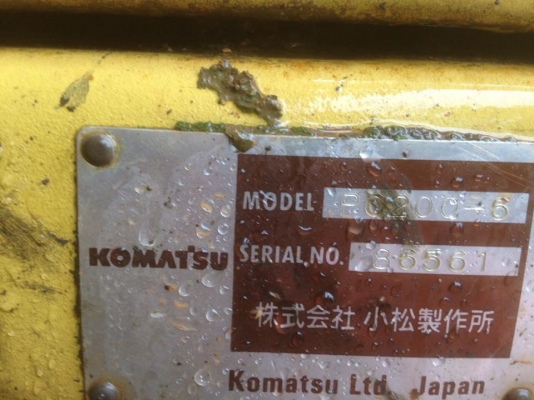 รถขุด PC200-6 เล่มทะเบียนพร้อม เอวใหม่ โซ่ใหม่ แอร์ใหม่ ไฟฟ้าครบ สีเดิมๆ รถสวย