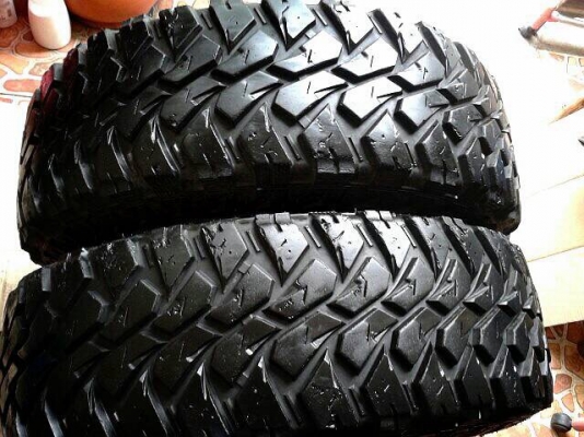 ล้อBradleyขอบ16*8ออฟ-25สีดำด้านพร้อมยางMaxxis 764 265/75/16ปี11
